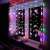 Springos star curtain lights, multicolor and cool white, festive window decoration