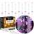 Springos star curtain lights, 180 LED, multi-color and cool white, IP44, with packaging