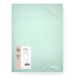 Füzetbox SPOKO ReLeaf PP A/4 30 mm SoftTouch menta zöld 122976426 - Füzetbox