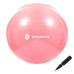 Gymnastická lopta 75 cm, ružová, s pumpou 40938008 Fitness lopty