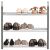 Springos 3-tier shoe rack filled with shoes