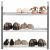Springos 3-tier shoe rack organizer filled with shoes