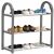 Springos 3-tier shoe rack organizer filled with various shoes