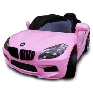 Cabrio B14 BMW hasonmás elektromos kisautó, rózsaszín 77684139 Elektromos járművek - Nyitható ajtó