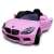 Cabrio B14 BMW hasonmás elektromos kisautó, rózsaszín 77684139}