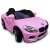 Cabrio B14 BMW hasonmás elektromos kisautó, rózsaszín 77684139}