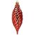 Springos Roter Spiral-Weihnachtsschmuck