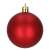 Roter Christbaumschmuck, matt