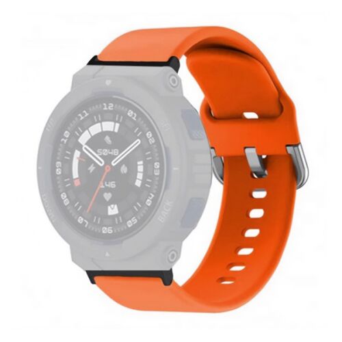 Amazfit Active Edge narancssárga szilikon pótszíj - Okos eszköz