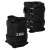 Springos adjustable ankle and wrist weights, black, 2.5 kg, pair