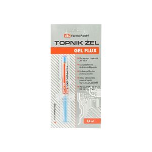 Topnik Żel Flux Gel 1,4 cm3, flux RMA pentru lipire, fără curățare, timp de imprimare 36 de ore, 72 de ore lipicios, bună lipire pe suprafețe: Ag, Cu, Au, Zn, Cd și SnPb, marca TermoPasty - Accesorii masini de lipit