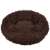 Legowisko dla psa i kota Springos, brązowe, pluszowe, typu donut