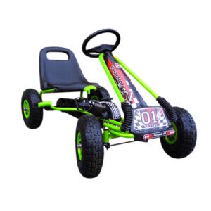 Gokart G1 Pedálos Kisautó - Zöld - Oldalnézet - R-Sport
