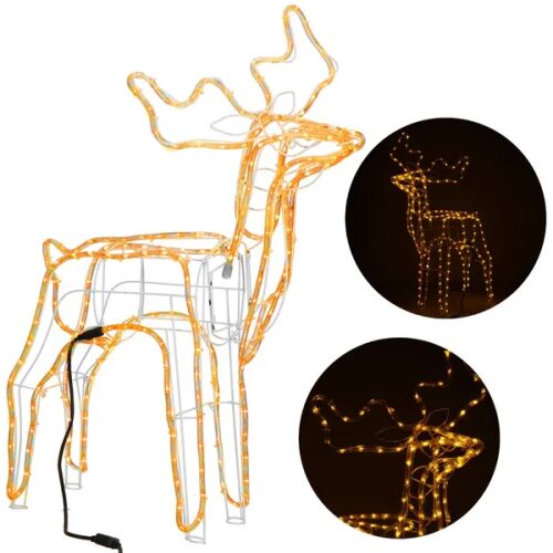 Springos LED Rénszarvas Karácsonyi Dísz - 90 cm