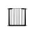 Springos black metal and plastic safety gate