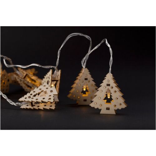 Entac Weihnachtsbaum Lichterkette, 10 LED warmweiß, 1,35m, für den Innenbereich