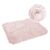 Springos pink fluffy blanket with detail insert, 160x200 cm