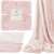 Springos Lovely Blankets extra soft pink blanket, 160x200 cm, collage