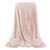 Springos pink fluffy blanket, 160x200 cm