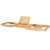 Adjustable bamboo bath shelf, 75-110 cm bath shelf 40936294