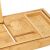 Adjustable bamboo bath shelf, 75-110 cm bath shelf 40936294