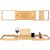 Adjustable bamboo bath shelf, 75-110 cm bath shelf 40936294