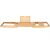 Adjustable bamboo bath shelf, 75-110 cm bath shelf 40936294