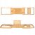Adjustable bamboo bath shelf, 75-110 cm bath shelf 40936294