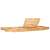 Adjustable bamboo bath shelf, 75-110 cm bath shelf 40936294