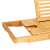 Adjustable bamboo bath shelf, 75-110 cm bath shelf 40936294