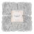 Packaged Springos grey fluffy blanket with 'Lovely Blankets' label