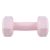 Springos 0.5kg pink dumbbell isolated on white