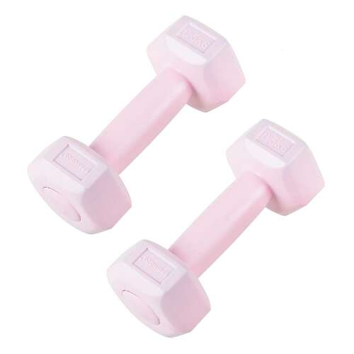 Springos 0.5kg pink dumbbells, set of 2
