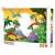 Dinosaur puzzle for kids, 50 pieces, featuring a colorful scene with dinosaurs in a jungle setting
