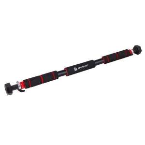 80-130 cm pull-up bar, 300 kg capacity, steel, black