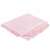 Springos Pomponos plush blanket, pink, 200x220 cm, folded