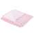 Springos Pomponos plush blanket, pink, 200x220 cm, folded