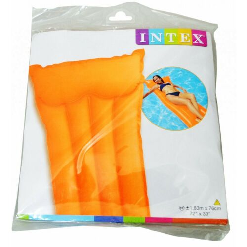Intex Neon Frost felfújható strandmatrac, 183x76 cm, zöld - Strandmatrac