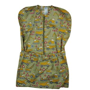 Munkagépes vállfás oviszsák, Zöld 114280591 - Ovis zsák