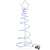 Springos 8ft Multicolor LED Spiral Christmas Tree with Star Topper