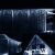 Icicle Light Curtain - 500 LED - 20m - Cool White 126848221