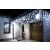 Icicle Light Curtain - 500 LED - 20m - Cool White 126848221