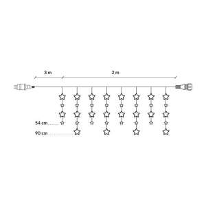 Csillag függönylámpa méret diagram - Springos