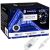 Springos blue Icicle LED Lights packaging box with power adapter