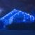 300 LED Curtain Lights, 12m, Blue 126846166