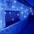 300 LED Curtain Lights, 12m, Blue 126846166