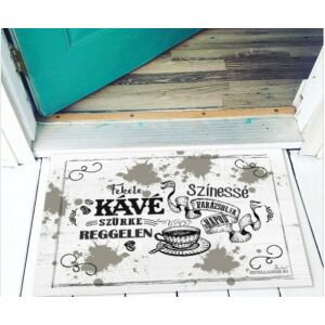 Fekete kávé - VICCES LÁBTÖRLŐ, AJÁNDÉK. 114282037 - Vicces ajándék