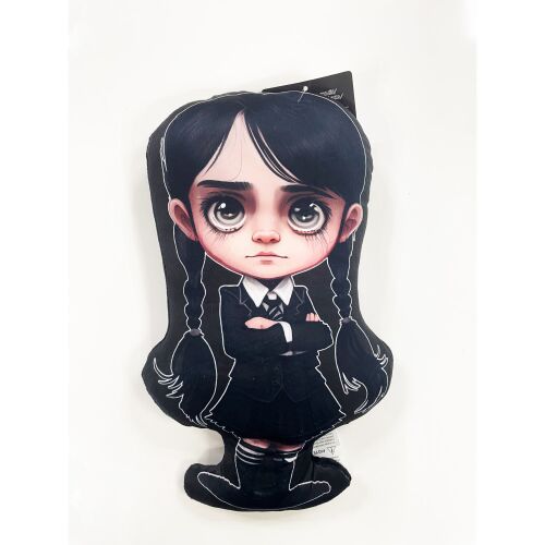 Wednesday Addams 3D Párna, Díszpárna, Wednesday TV Sorozat Termék - Díszpárna
