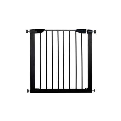 Springos regulowana bramka bezpieczeństwa dla dzieci, czarna, 75-124 cm