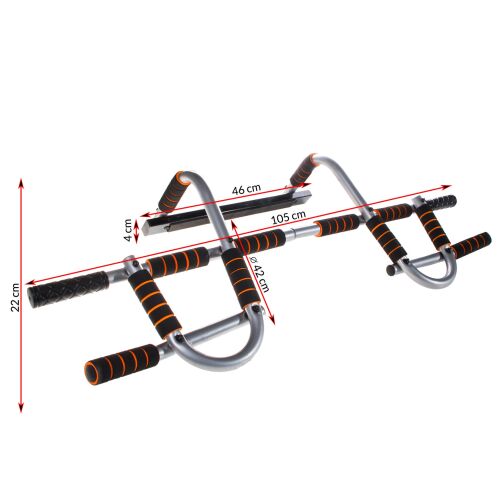 Multifunctional pull-up bar, 100 kg capacity, steel 145341359